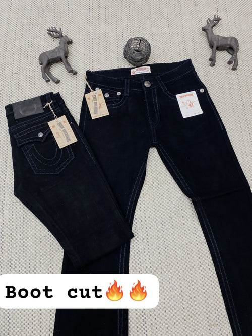 TR BLACK BOOTCUT IMPORTED DENIM