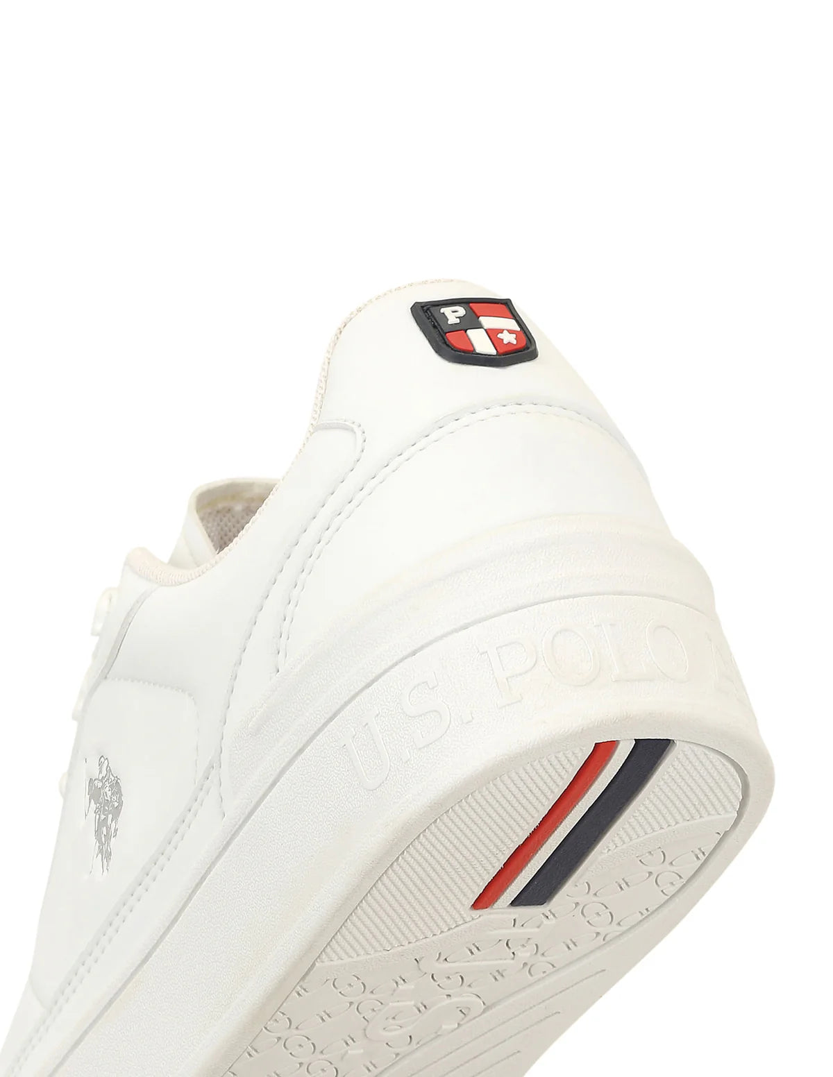 U.S.Polo Assn Men Round Toe Crest Sneakers