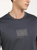Embroidered Logo Regular Fit Cotton T Shirt