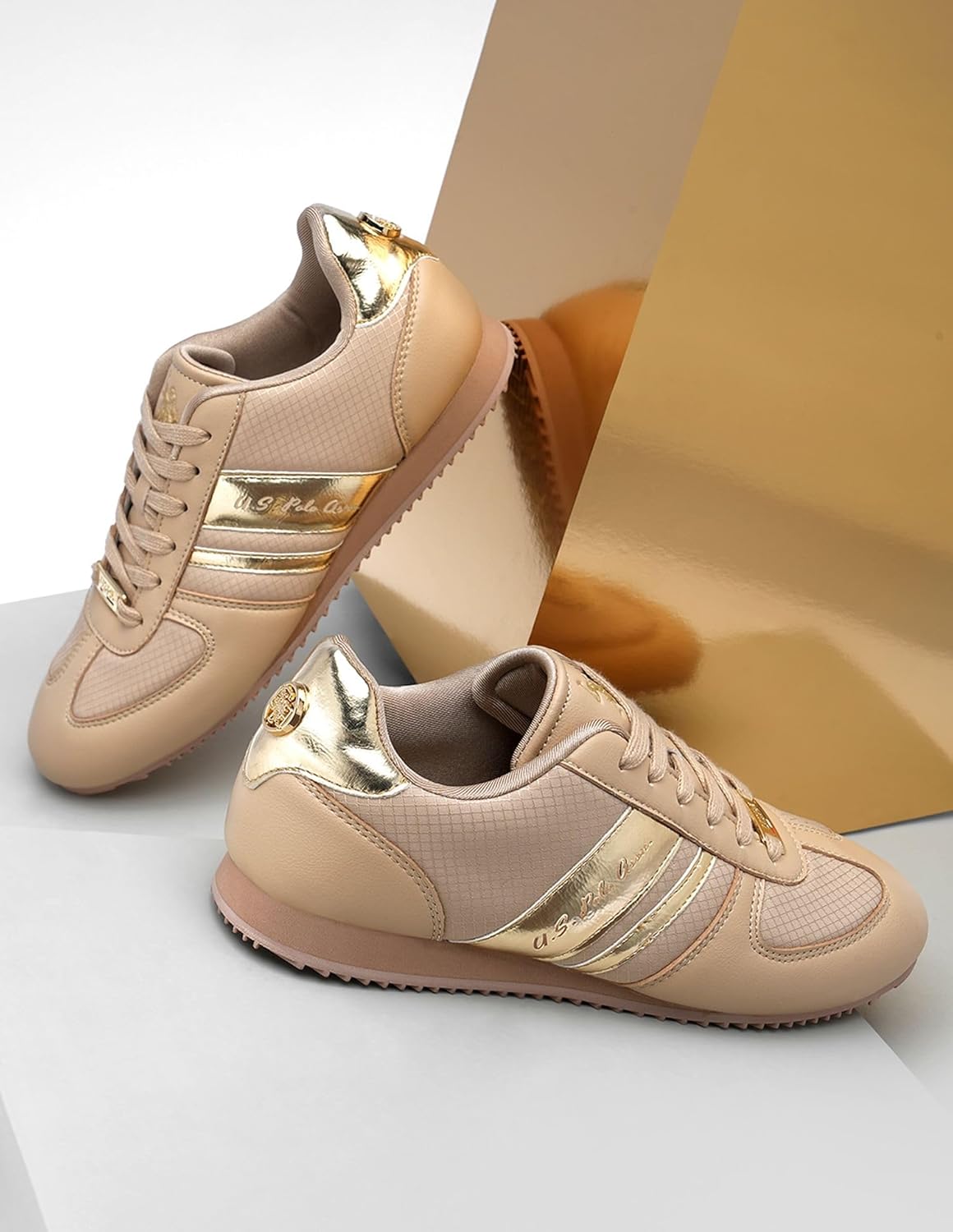 U.S. Polo ASSN. Women Lace Up Sneaker Shoes