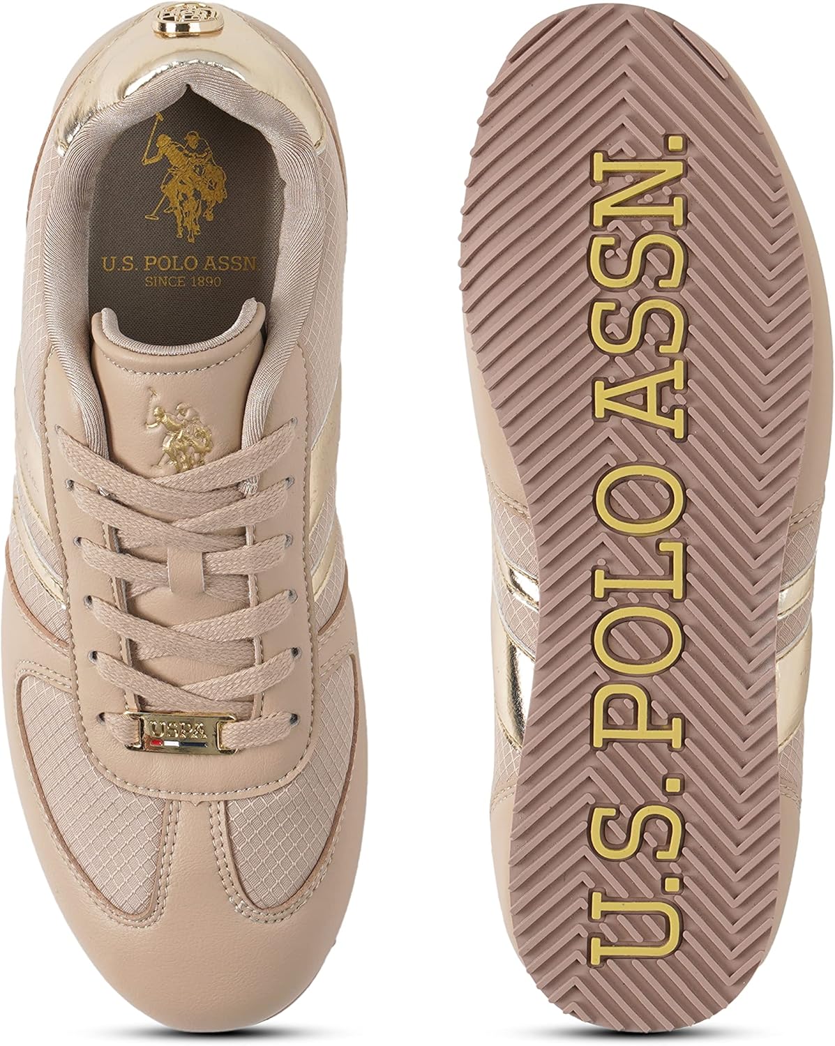 U.S. Polo ASSN. Women Lace Up Sneaker Shoes