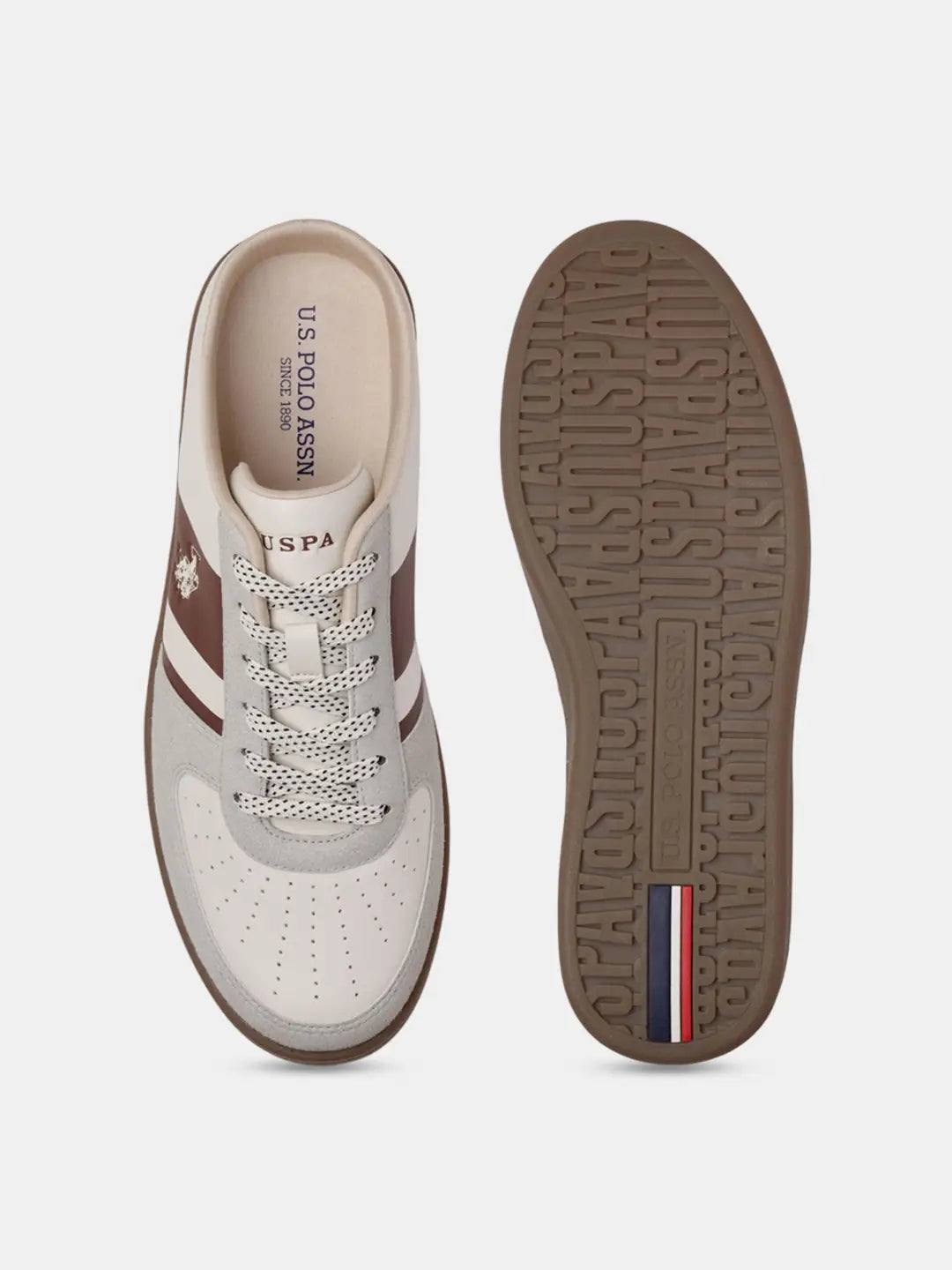 U.S. Polo Assn. CAMON Men Lace-Ups Mule Sneakers